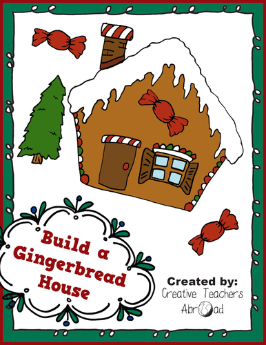 Build A Gingerbread House Activity
