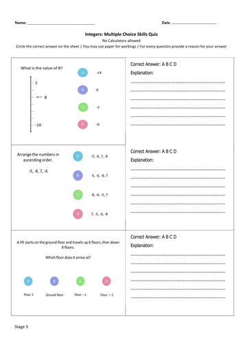 Negative numbers in context