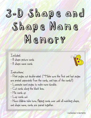 3d-shape-and-shape-name-memory-teaching-resources