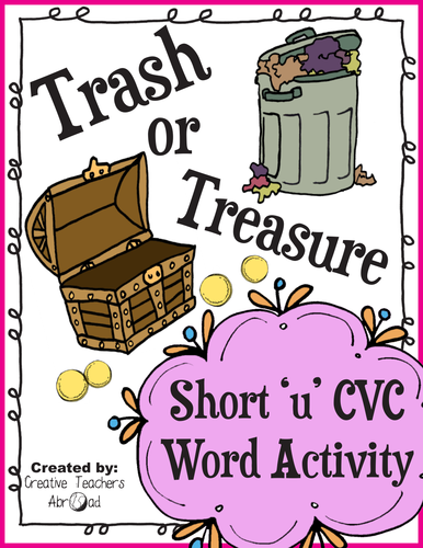 CVC Word Activity - Short 'u'