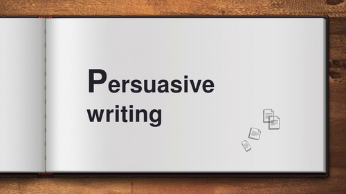 Persuasive Writing Structure L1 and L2 Functional Skills