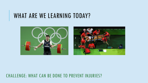 Edexcel GCSE PE 2016 (9-1 specification) Optimising Training & Preventing Injury