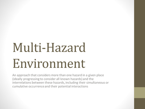 Multi Hazard Environment A-Level AQA - Philippines