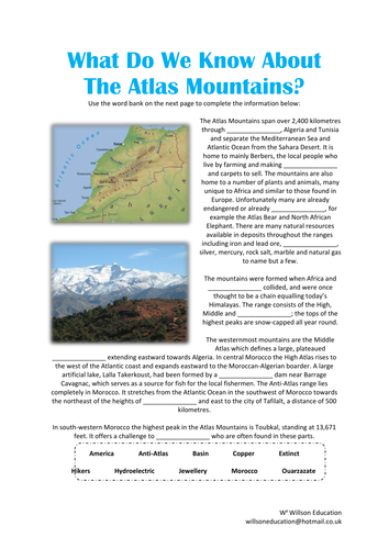 What Do We Know About The Atlas Mountains?