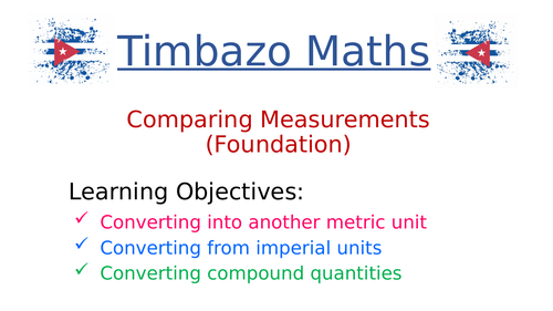 Comparing Measurements (Foundation)