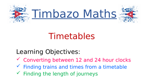 Timetables