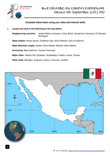 Chiapas Earthquake - Mexico 8 September 2017