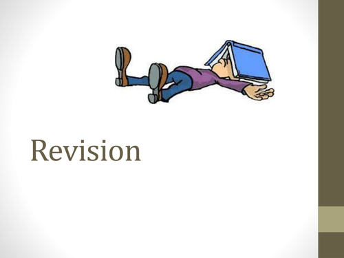 Revision for Year 10 or Year 11 - Great for the start of the year or post mock