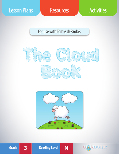 The Cloud Book Lesson Plans & Activities Package, Third Grade (CCSS)