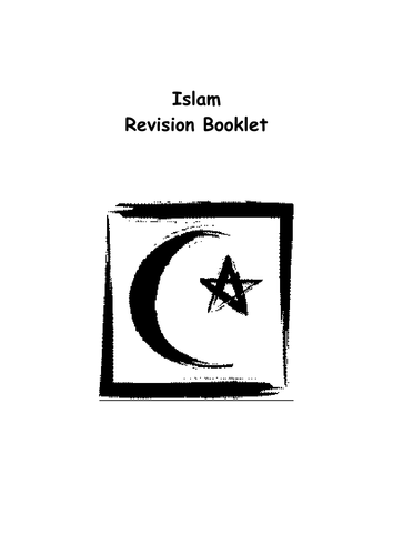 AQA GCSE 9-1 Islamic Beliefs Revision Work Booklet