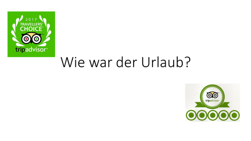 Wie war der Urlaub?