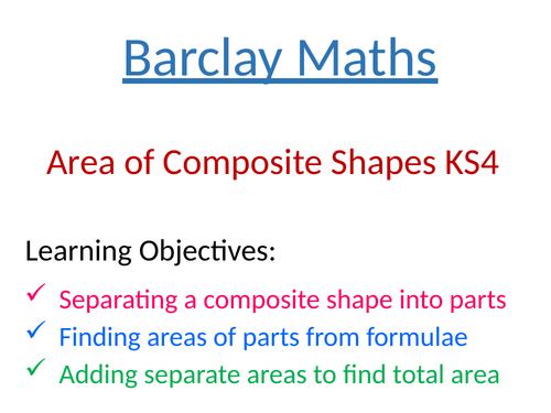 Area of Composite Shapes