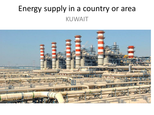 Energy supply in a country - case study Kuwait