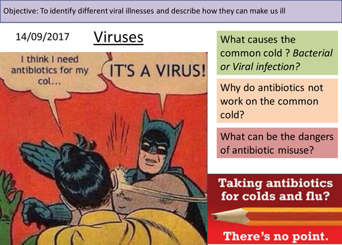 New GCSE lesson on Viruses AQA