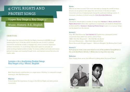 Civil rights and protest songs