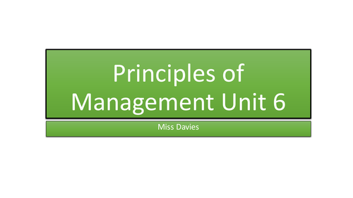 Management and Leadership Models