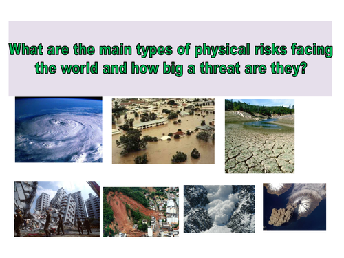 YEAR 12 Physical geography -Hazards