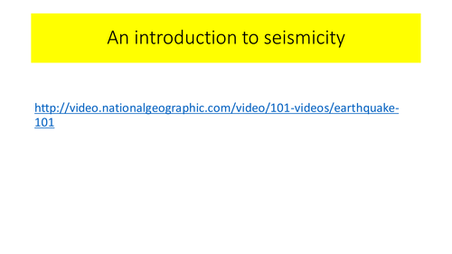 Hazards seismic, storms, fires year 12