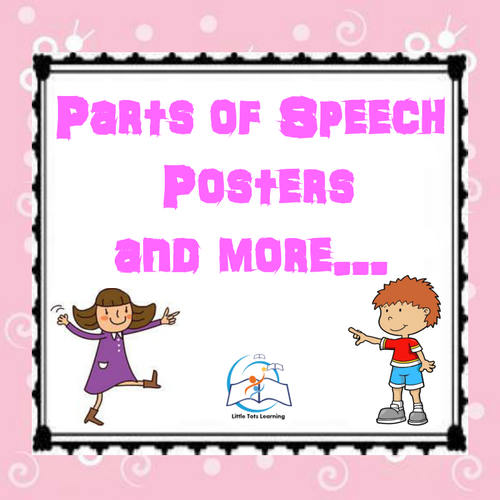 Parts of Speech Printables Posters