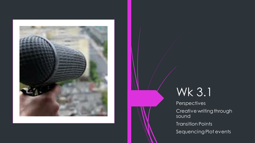 Creative Writing through sound