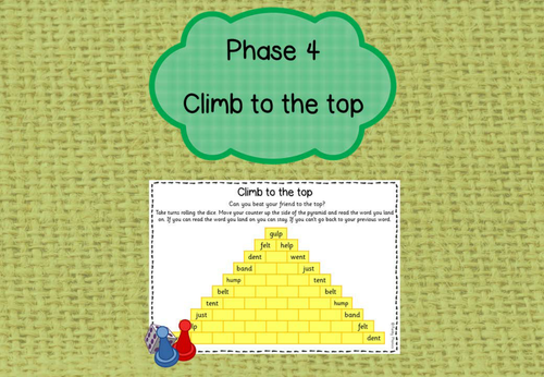 Phonics Phase 4 Climb to the Top