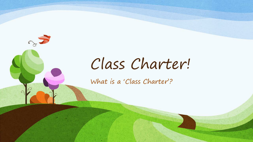 Settling in and class charter lesson