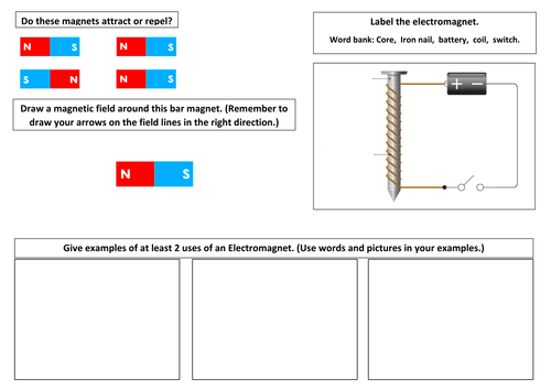 Electromagnets (with magnet revision)