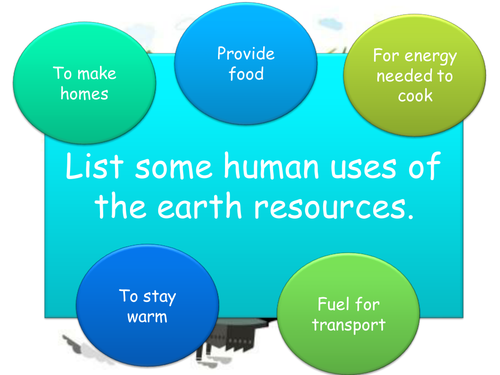 Finite and Renewable Resources