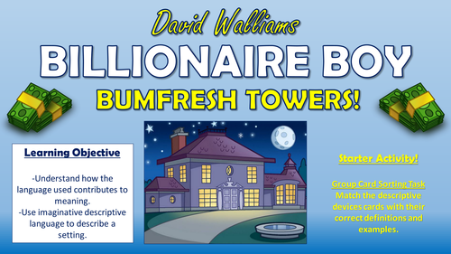 Billionaire Boy - Bumfresh Towers!