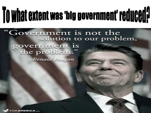 Edexcel In Search of the American Dream Topic 5 The Impact of the Reagan Presidency 1981-1996