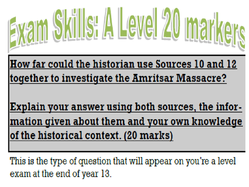 Edexcel Britain and India 1914-1948 Topic 1 The First World War and its impact on  British India 191