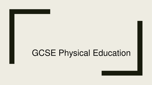 New Spec (2016) OCR GCSE PE Muscular System Scheme of work and resources