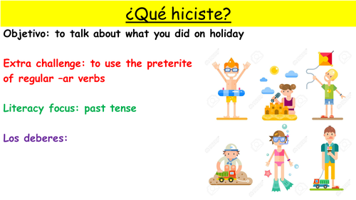 Y8 SPANISH VIVA MODULE 1: ¿Qué hiciste?