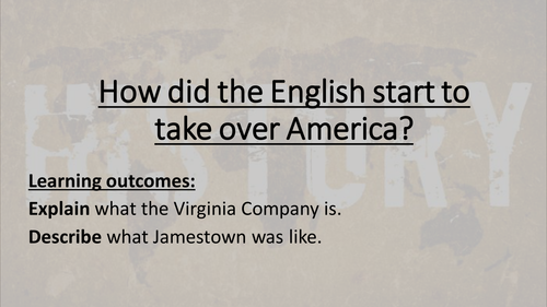 Building the British Empire - taster lessons