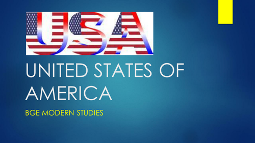 World Power - USA (BGE Modern Studies)