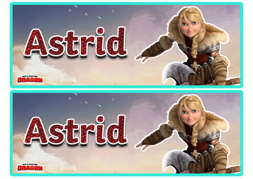 How To Train Your Dragon Table Names