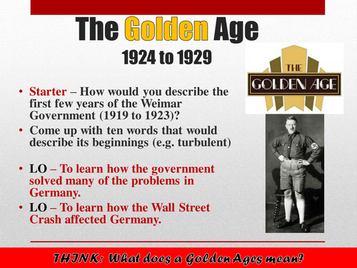 The Golden Age and the Wall Street Crash