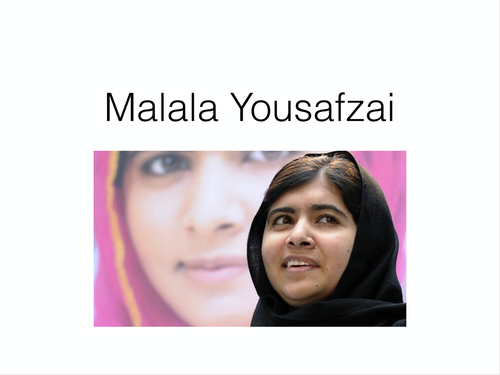The Study of Spoken Word / Language Techniques / Speeches - Malala Yousafzai