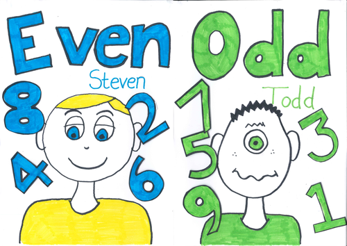 Odd Todd and Even Steven poster | Teaching Resources