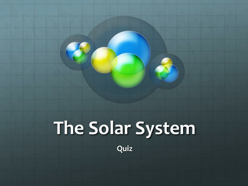 Solar System Quiz - great for tutor or form time or as a starter activity!