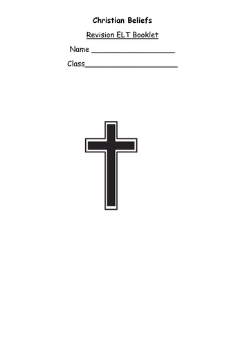 AQA Christian Beliefs 9-1 Revision guide/ activity book