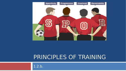 Principles of Training and Optimising Training