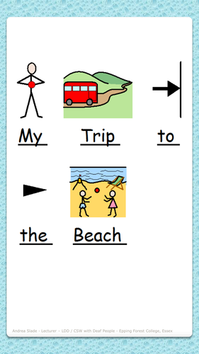 Sensory Story - My Trip To The Beach