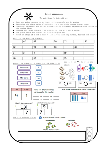 Year 2, week 1 place value