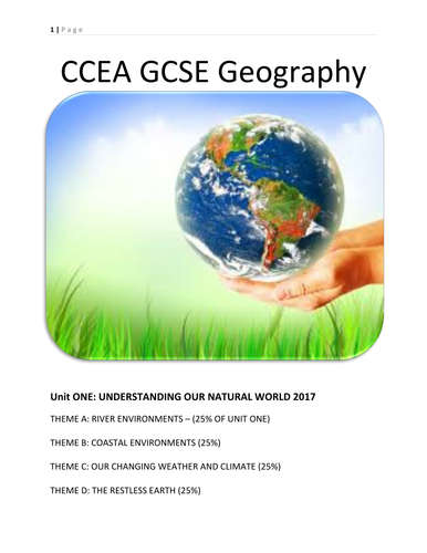 Revised CCEA GCSE Understanding our Natural World workbook