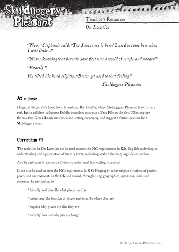 Skulduggery: On Location