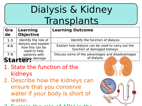 NEW AQA GCSE Biology (2016) - Dialysis & kidney transplants HT ...