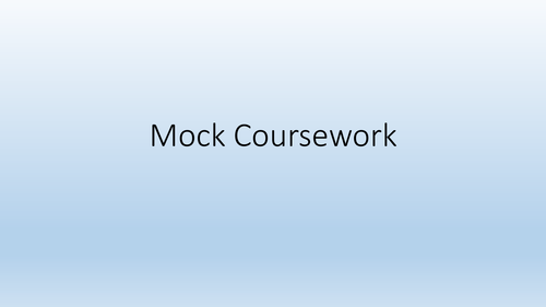 Mock coursework assignment for the R082 Creative iMedia assignment