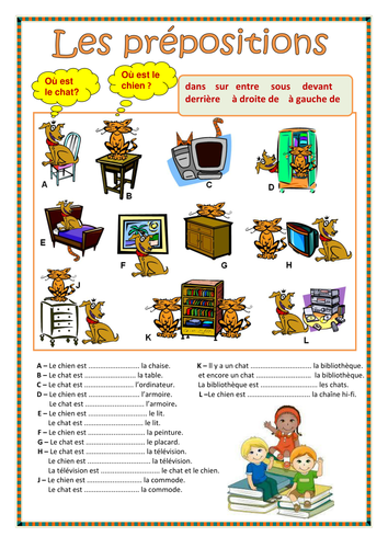 Prepositions of place | Teaching Resources