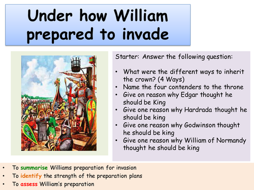 GCSE 9-1 AQA Norman depth study Lesson 4